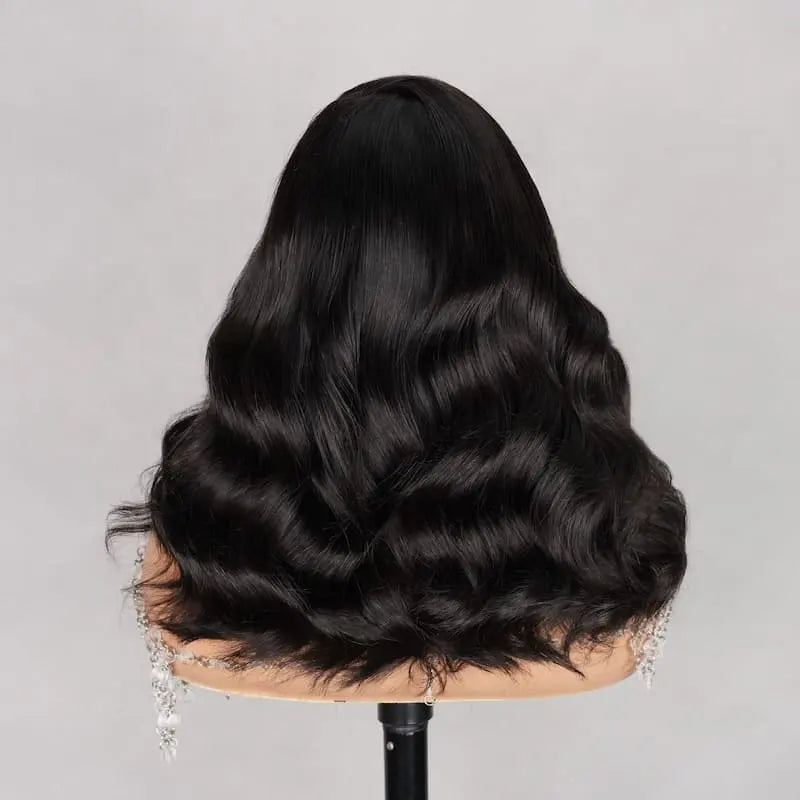 6x5 Body Wave Pre-cut Short Hair Glueless Wig
