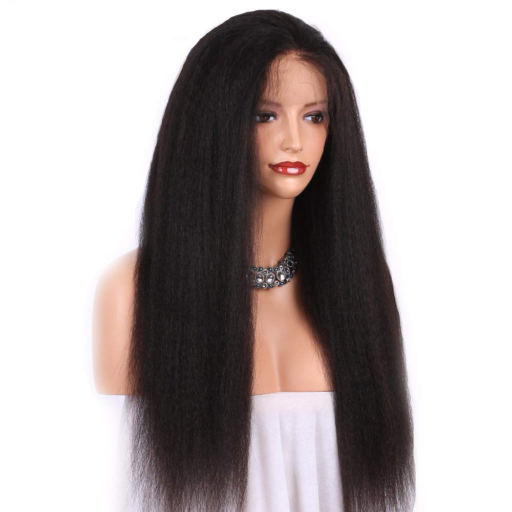 13x4 Lace Frontal Kinky Straight Wig