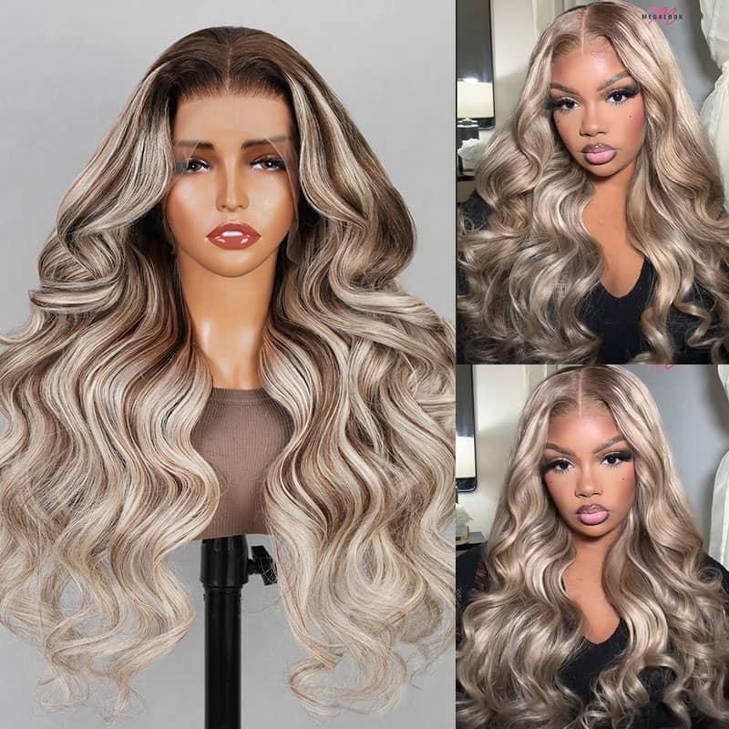 13x4  Lace Frontal Wig - P18/613 Ombre Highlight