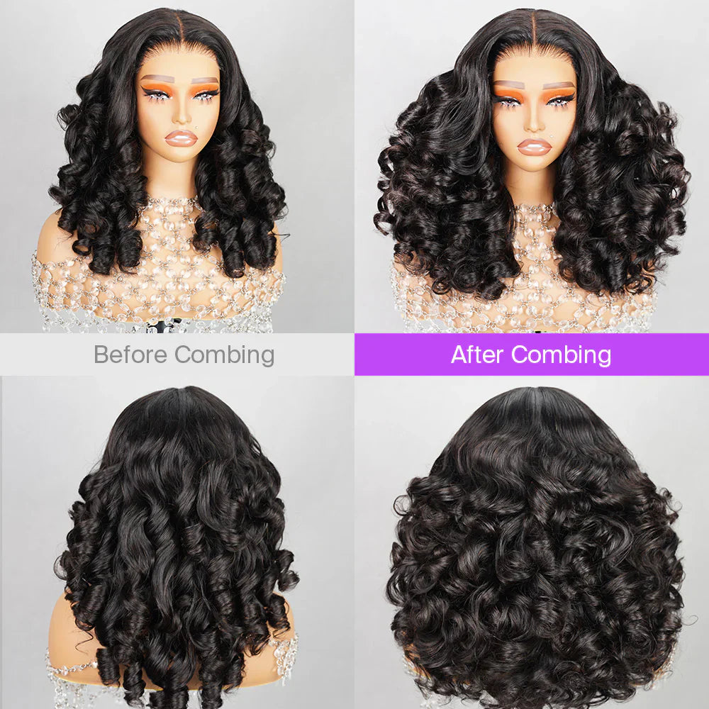 6x5 Pre-cut Glueless Wig - Funmi Curly