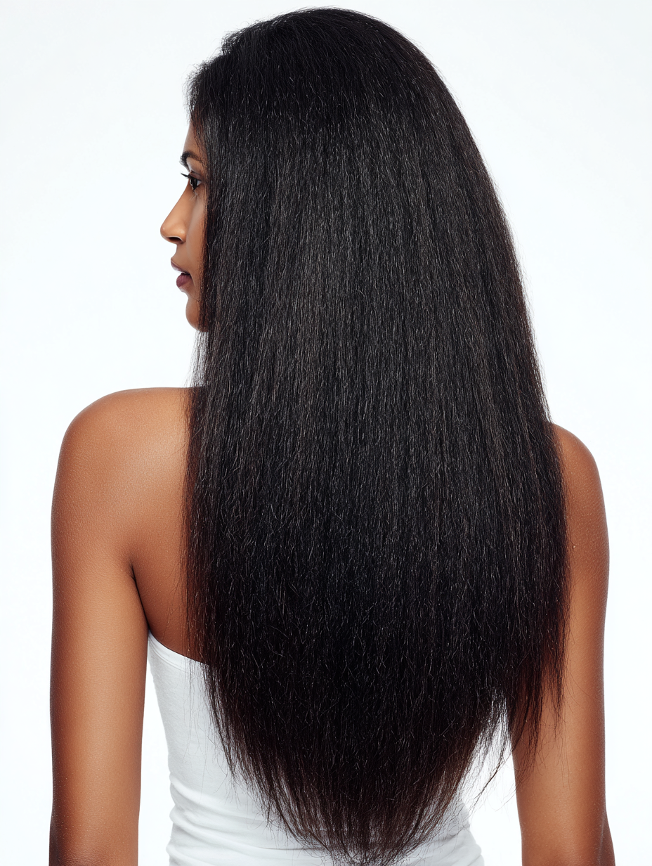 Raw Kinky Straight Yaki Clip-in Hair Extensions (Set of 8)